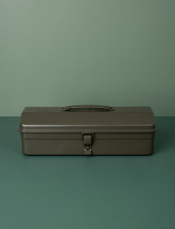 Hip Roof Steel Toolbox // Olive