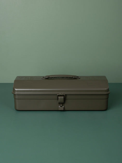 Hip Roof Steel Toolbox // Olive