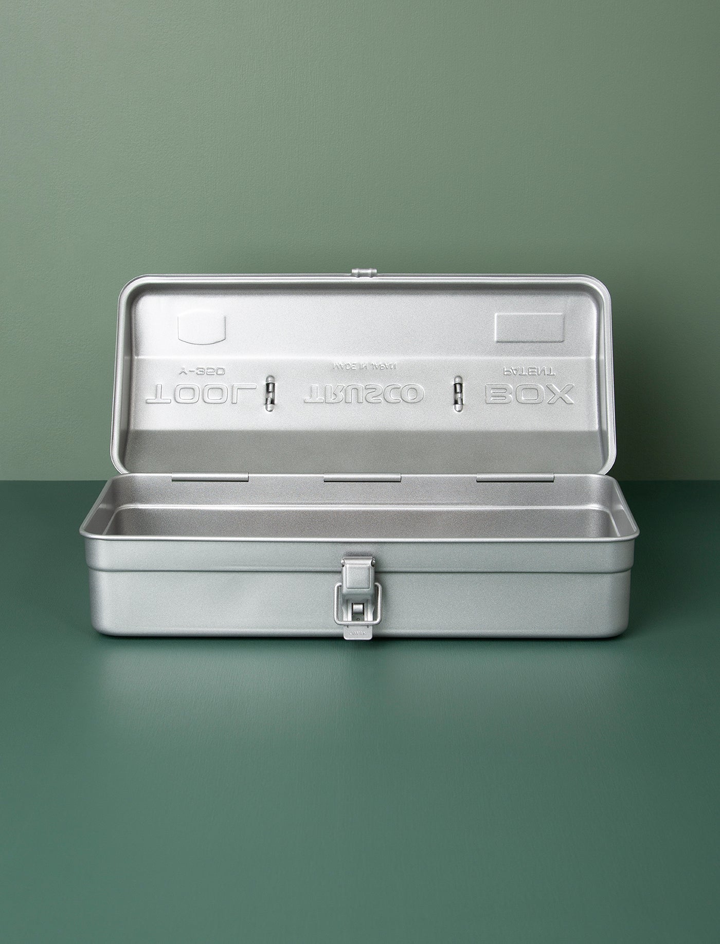 Hip Roof Steel Toolbox // Silver