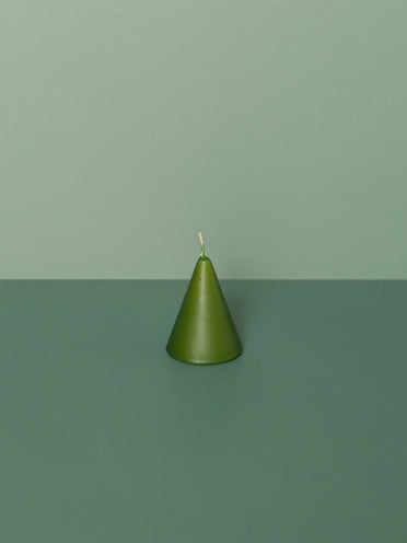 Cone Candle // Green