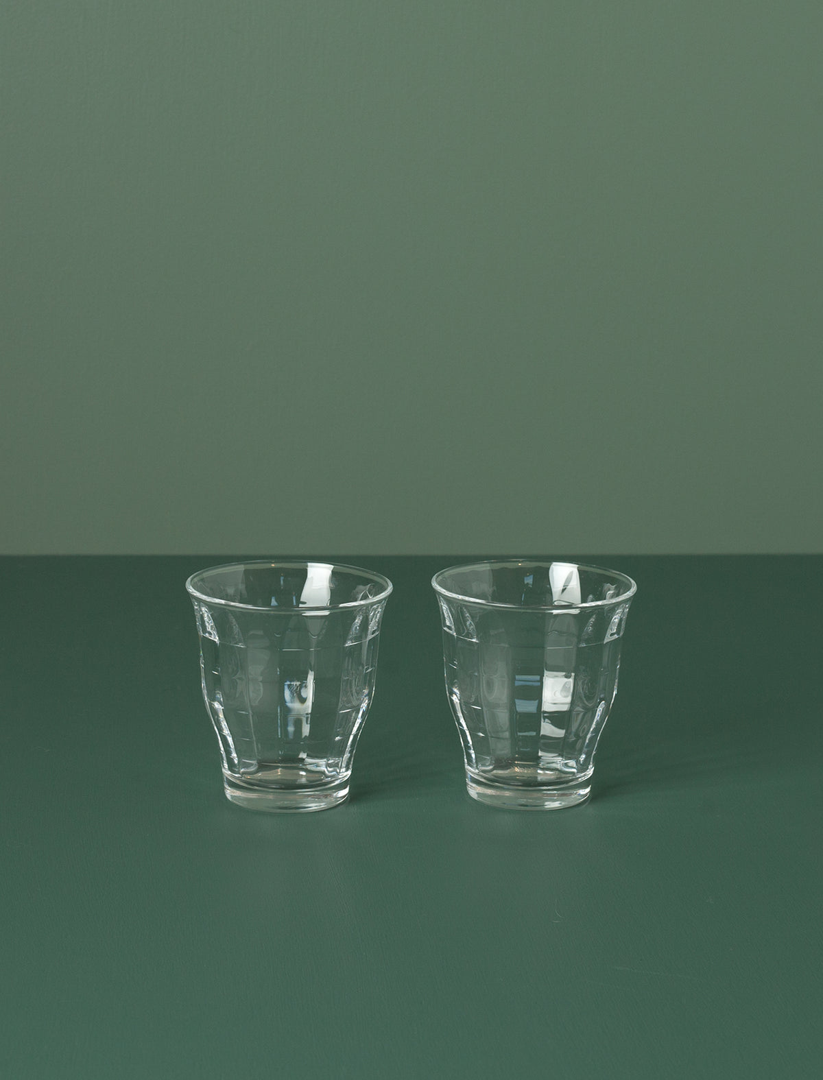 Japanese Faceted Tumbler // Pair