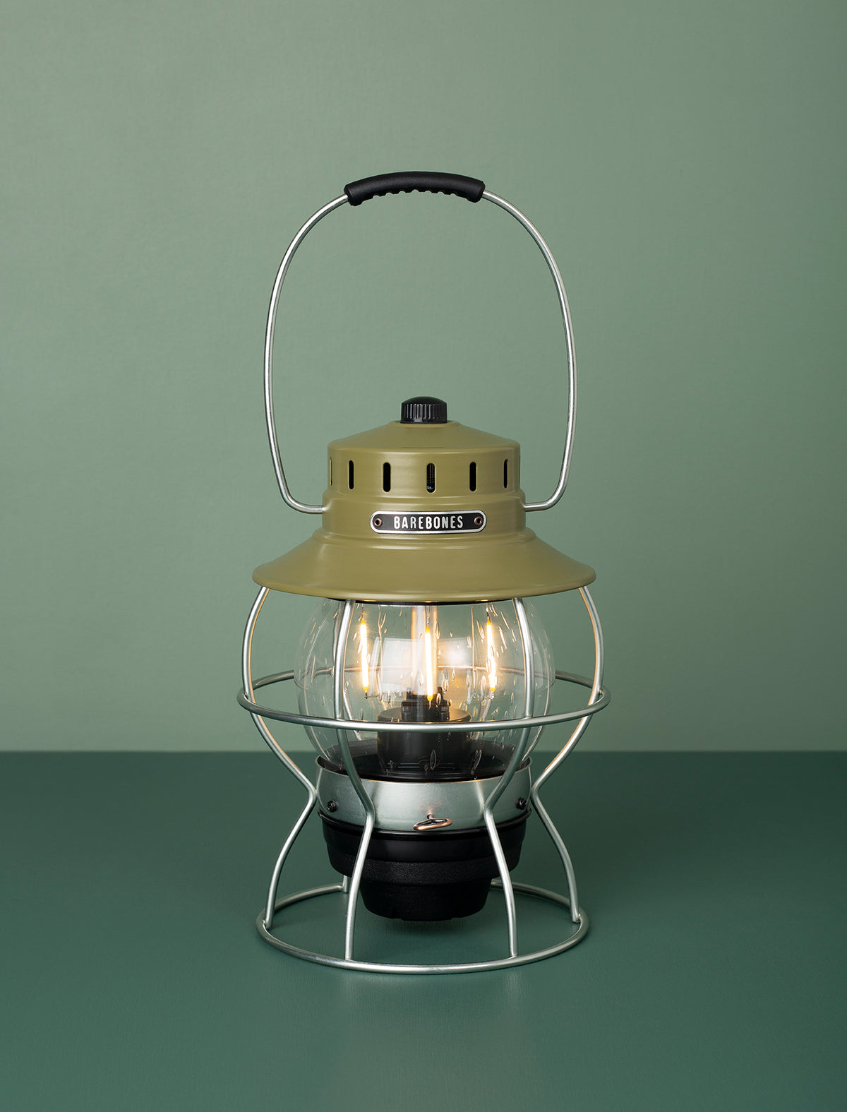 Railroad Lantern // Olive